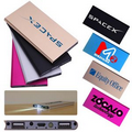 8000 mAh Slim Metallic Power Bank